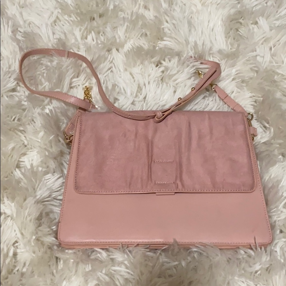 NWOT Who What Wear Pink Bag